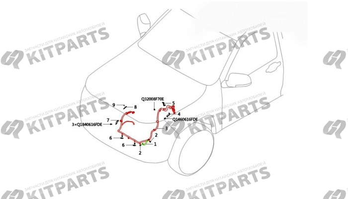 Проводка-силовая Haval Wingle 7